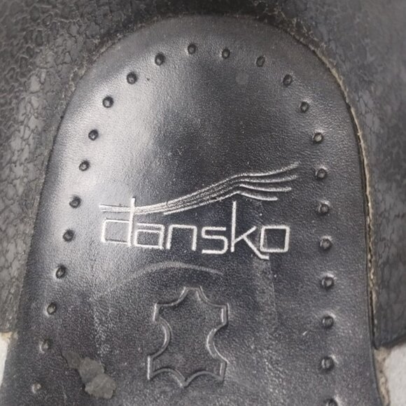 Dansko Women's Green Snake Print Shoes/Clogs Sz 39 SKU 3968 - Picture 7 of 10